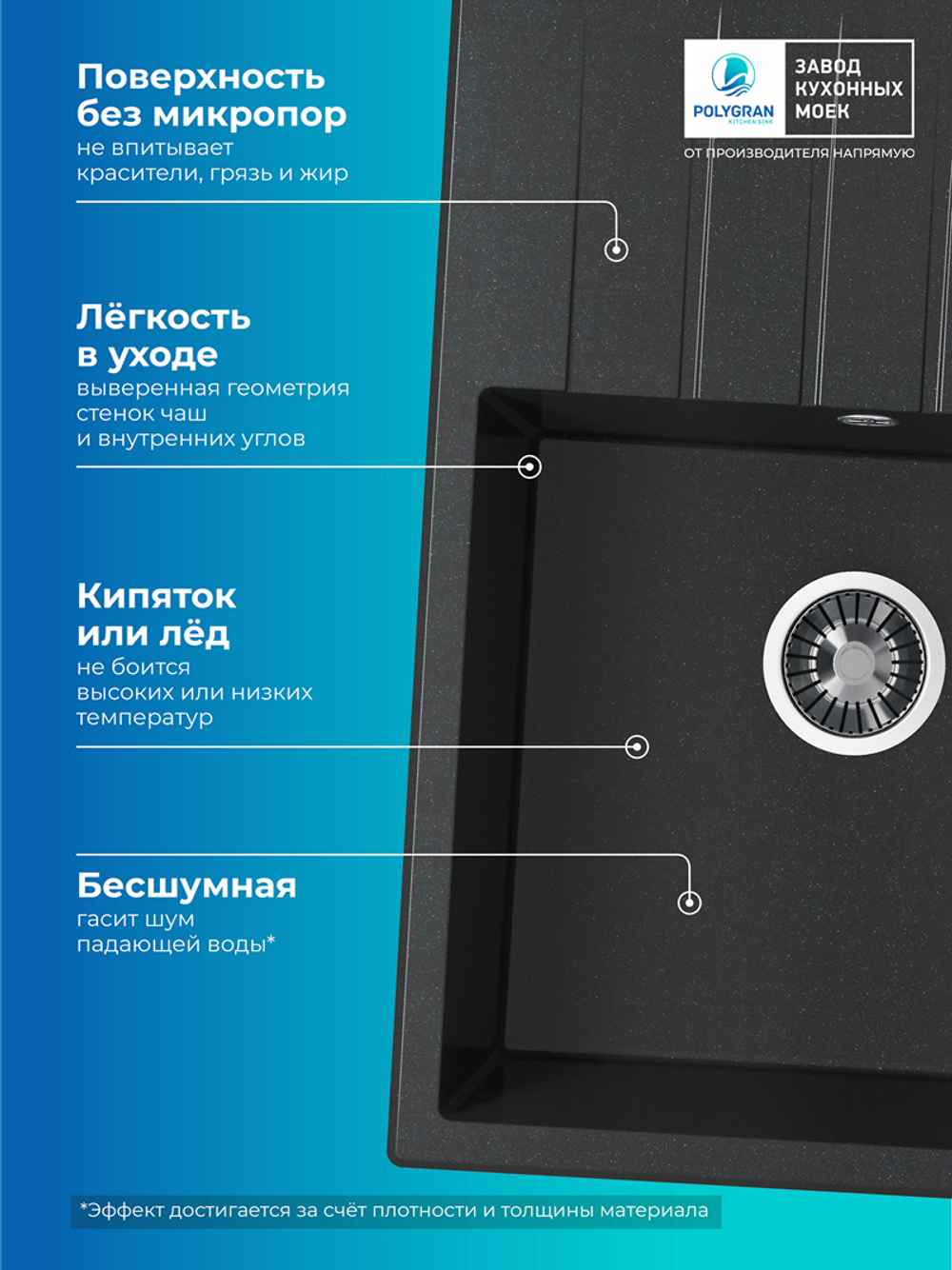 Мойка POLYGRAN DEKA-700 космос №316