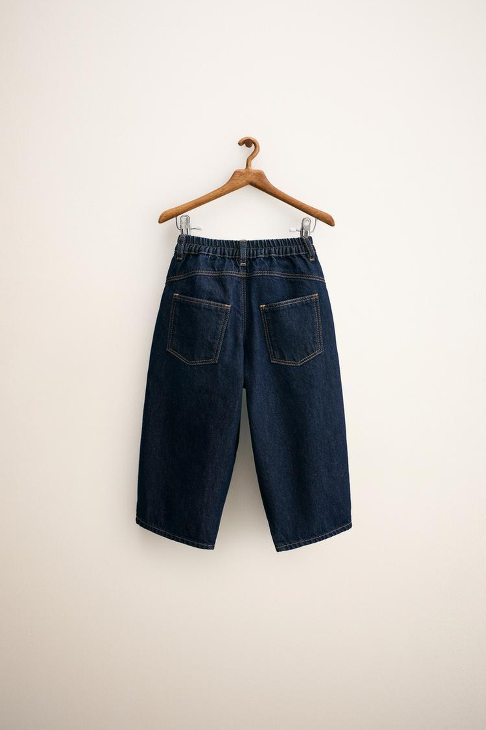 ZARA TIMELESS - ДЖИНСЫ BALLOON FIT С ЗАЩИПАМИ, СИНИЙ