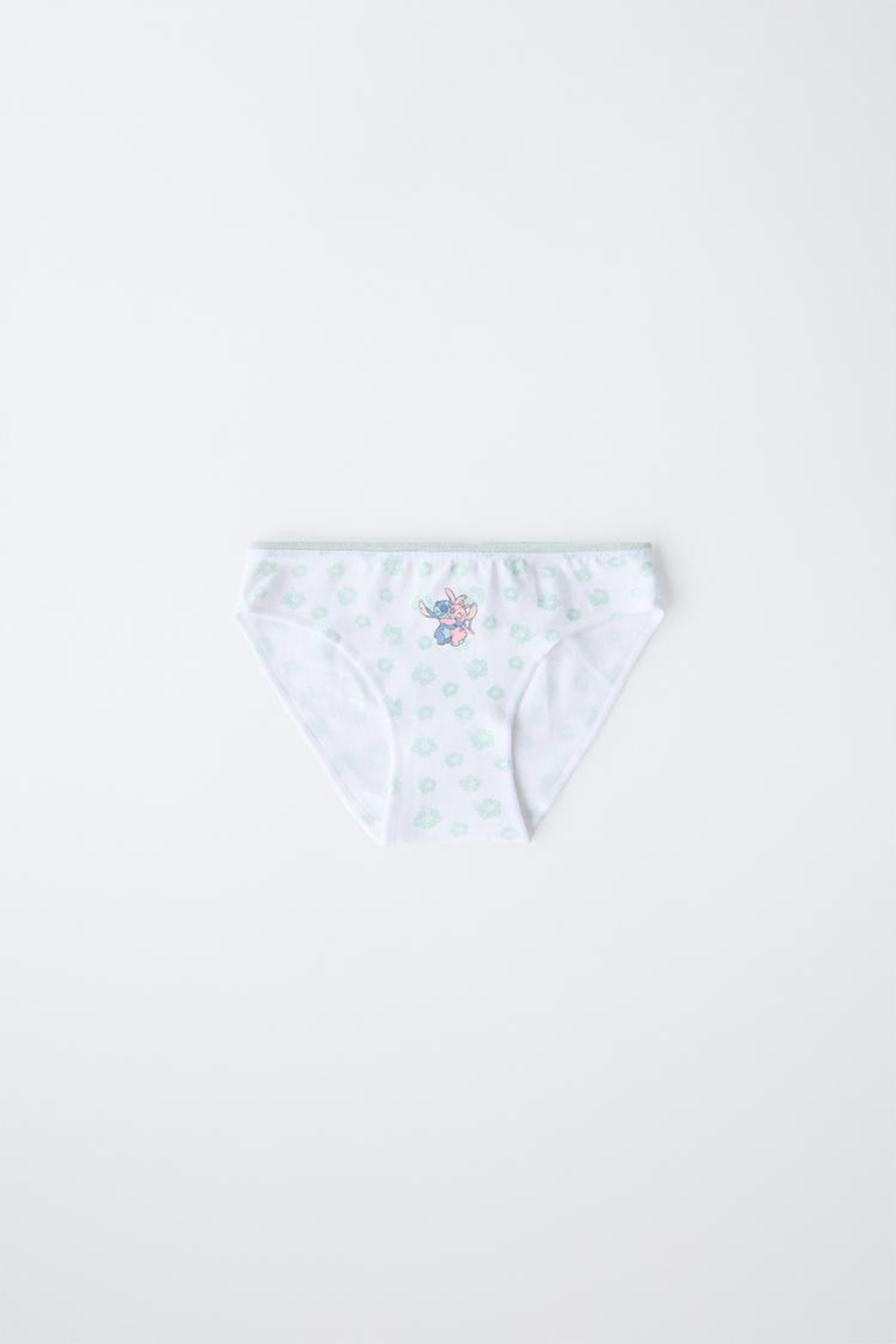 ZARA НАБОР ИЗ ТРЕХ ТРУСОВ С ПРИНТОМ «ЛИЛО И СТИЧ» © DISNEY, РОЗОВЫЙ