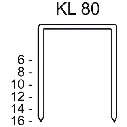 Скобы тип KL 80/12 CNK/3000 C420006