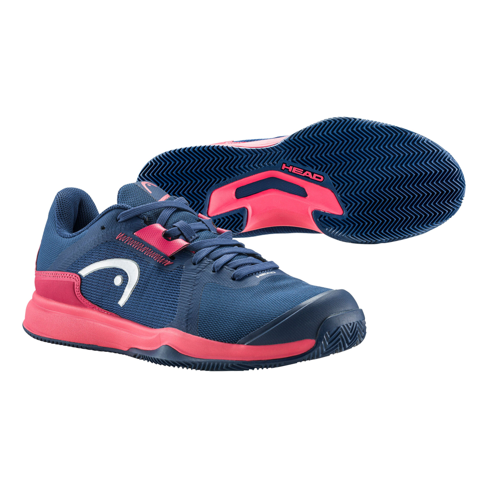 Женские теннисные кроссовки HEAD Sprint Team 3.5 Clay Court Shoe Women - Dark Blue, Coral