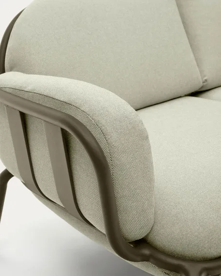 Двухместный уличный диван Joncols, 165 см, зеленый