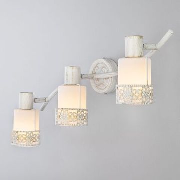 20025/3 / настенный светильник /   белый с золотом