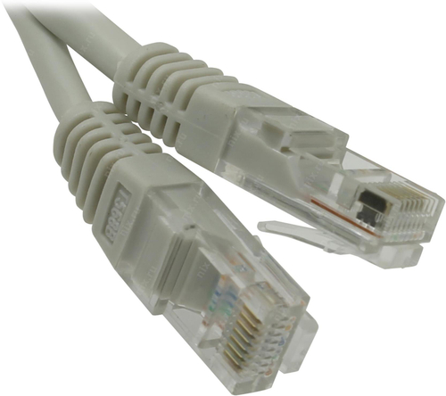 Кабель Patch Cord UTP кат.5e 7.5м, серый патчкорд