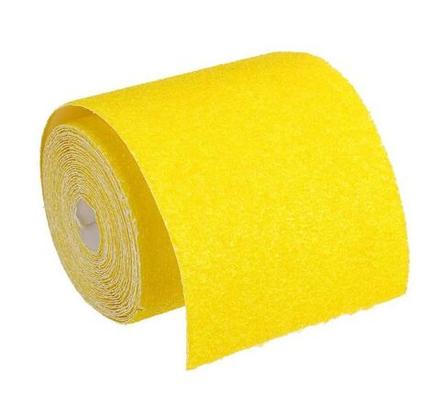 Бумага наждачная рулонная желтая Р80