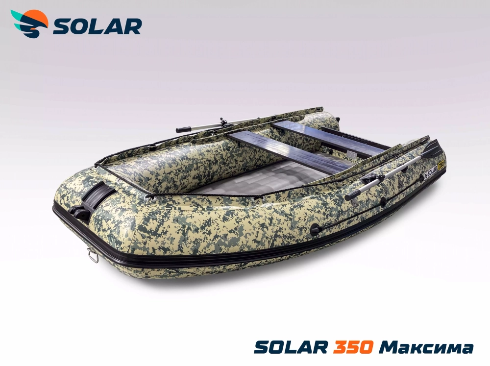 Лодка надувная моторная solar-350 к (максима)