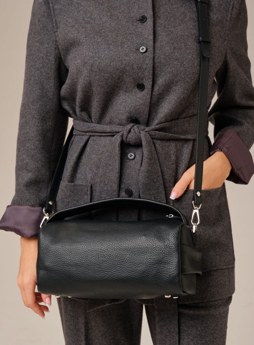 Кожаная сумка Solea DBR 31365 черный