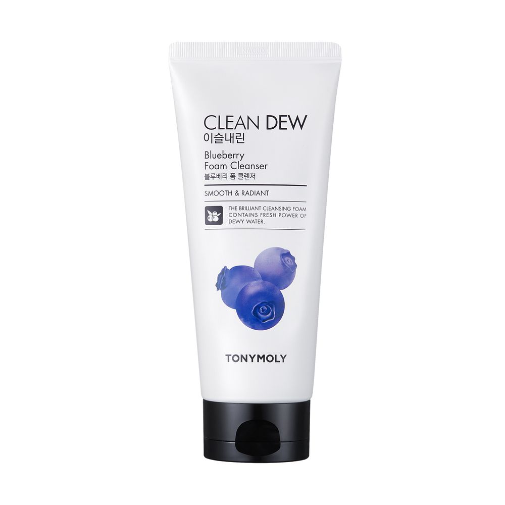 Пенка для умывания с экстрактом черники TONY MOLY Clean Dew Blueberry Foam Cleanser 180 мл