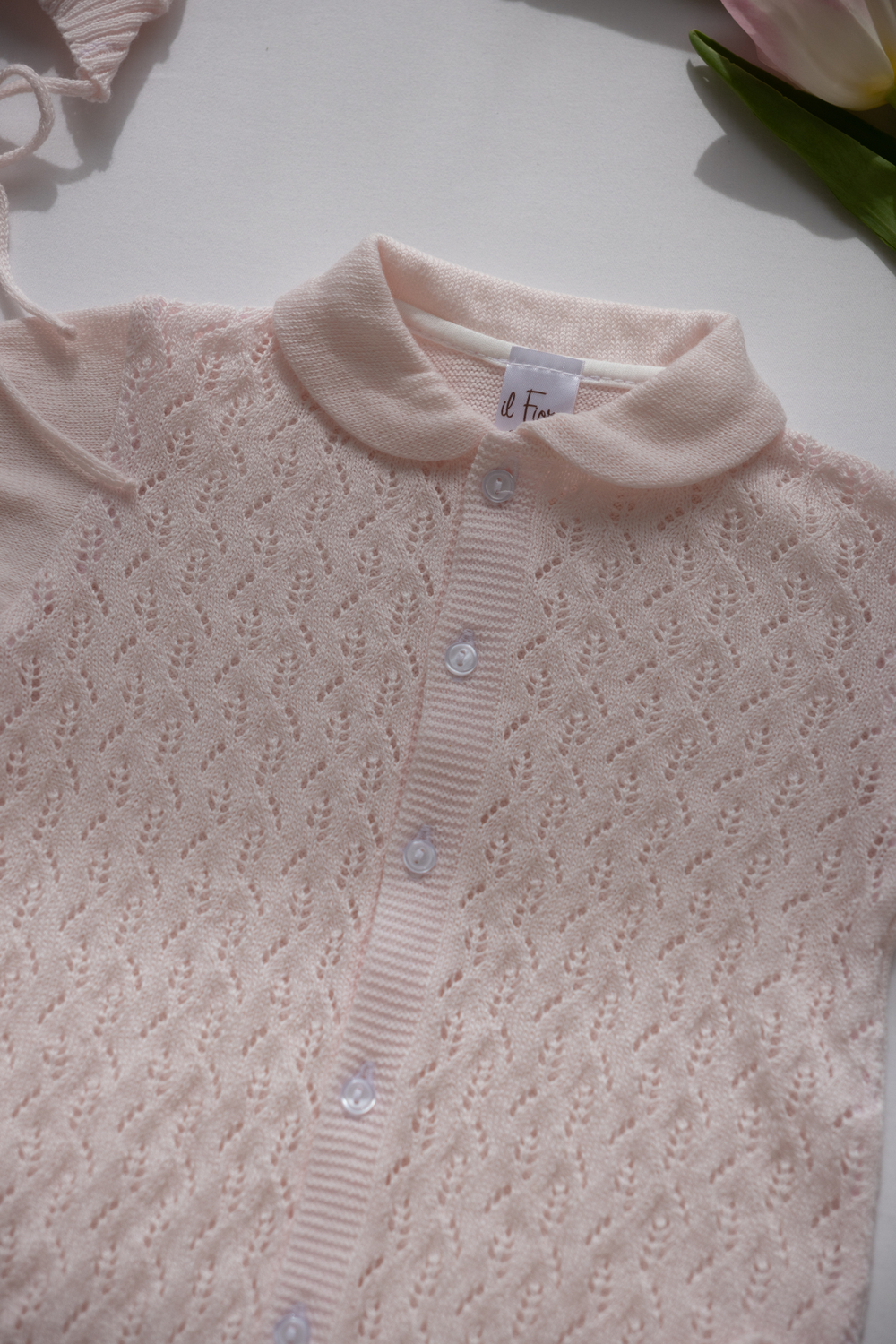 Комплект на выписку "Сакура" с песочником, Розовый