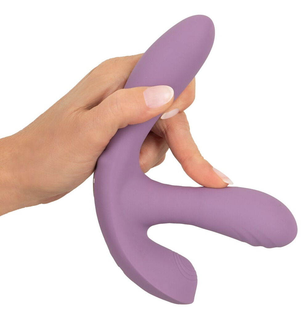 Фиолетовый тройной вибратор MIREVA RC Triple Hands-Free Vibrator (Цвет: фиолетовый)