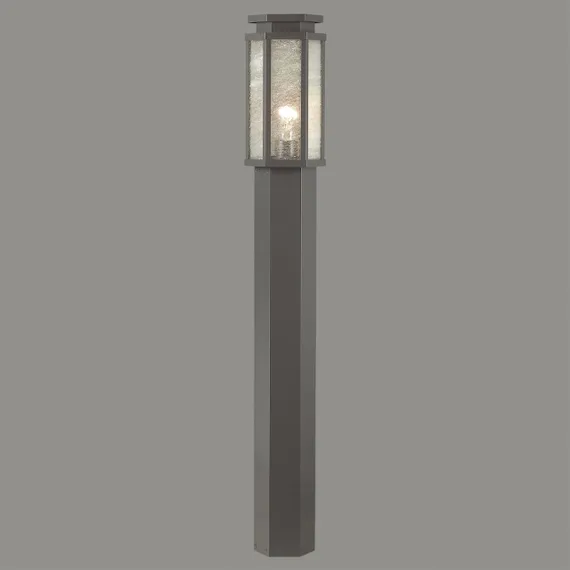 4048/1F NATURE ODL18 707 темно-серый/белый Уличный светильник, 100см IP44 E27 100W 220V GINO
