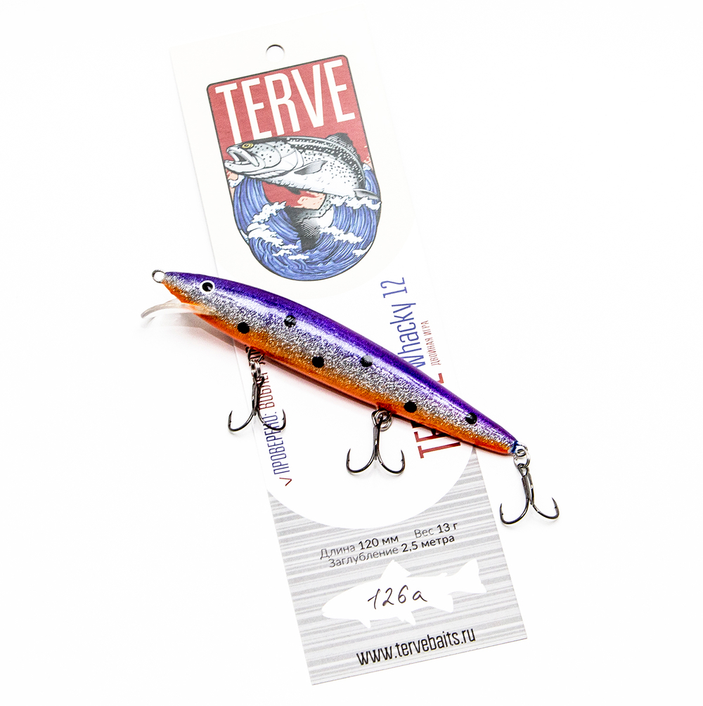 Воблер Terve Whacky 12 см., цвет 126a