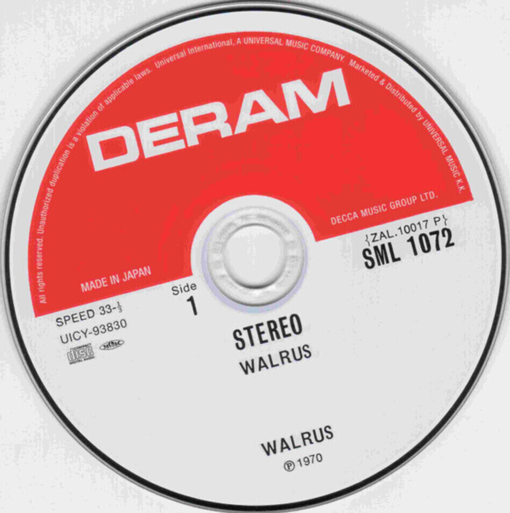 Walrus / Walrus (Limited Edition)(Mini LP SHM-CD)