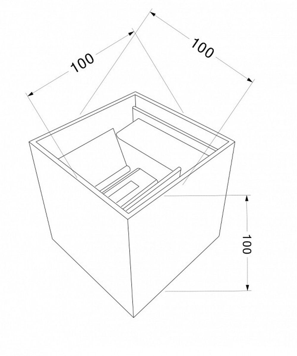 Накладной светильник Maytoni Fulton O572WL-L6GR