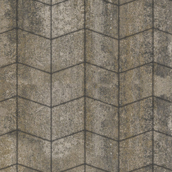 Тротуарная плитка РОМБ - Искусственный камень Базальт