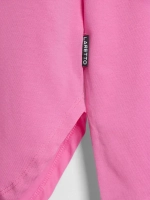 Розовый лонгслив для девочки