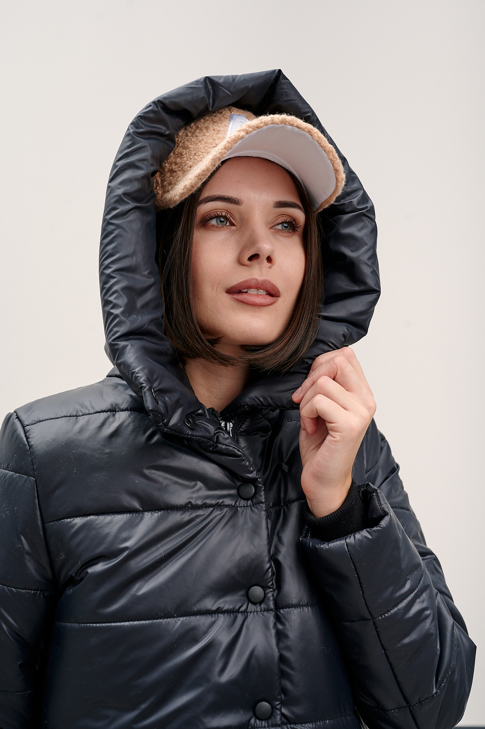 Пальто женское "Лара" черный