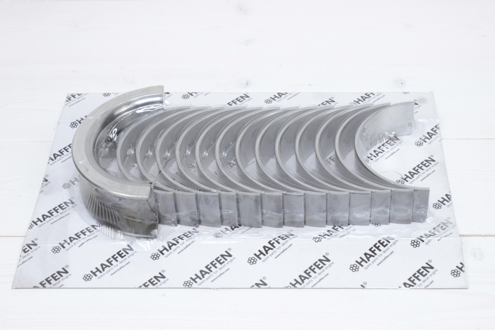 Вкладыш Cummins BT коренной с упорным вкладышем, комплект 6+7+1шт.  /3802070, 3978818+3978820+3978822/