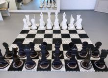 Шахматные фигуры напольные "Малые", Король - 32 см