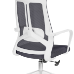 Компьютерное кресло Woodville Tilda dark gray , white