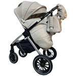 Детская модульная коляска Luxmom 750, автолюлька /выдвижная ручка /цвета