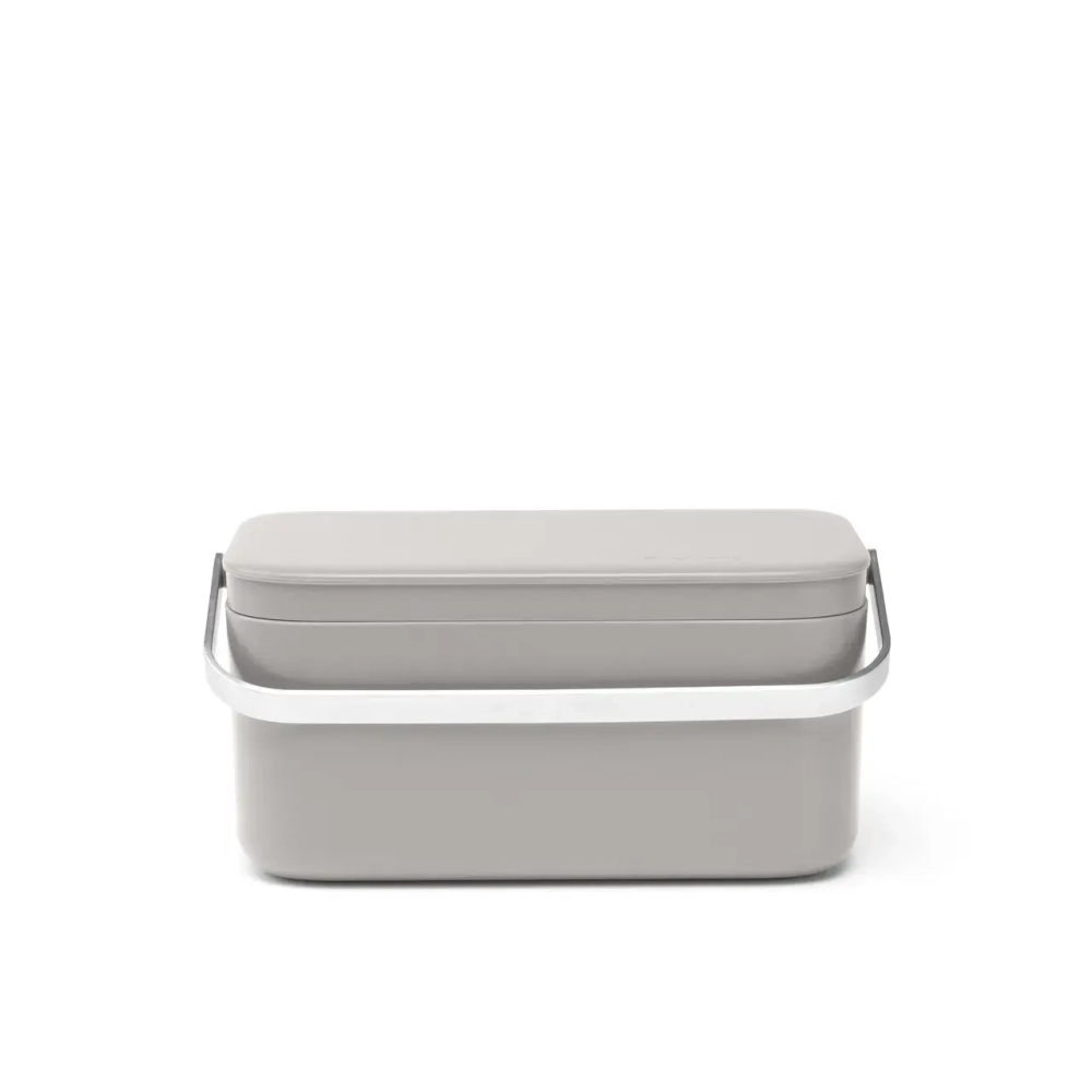 Brabantia Контейнер для мусора Sort & Go 1,8л, серый
