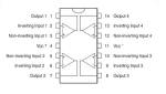 LM224 N dip микросхема (операционный усилитель) 2 шт
