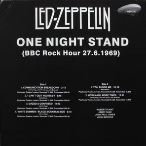 Led Zeppelin / One Night Stand (LP)