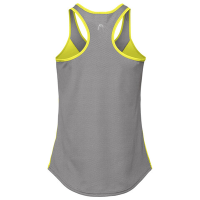 Женский топ теннисный Head Tenley Tank Top W - yellow/grey