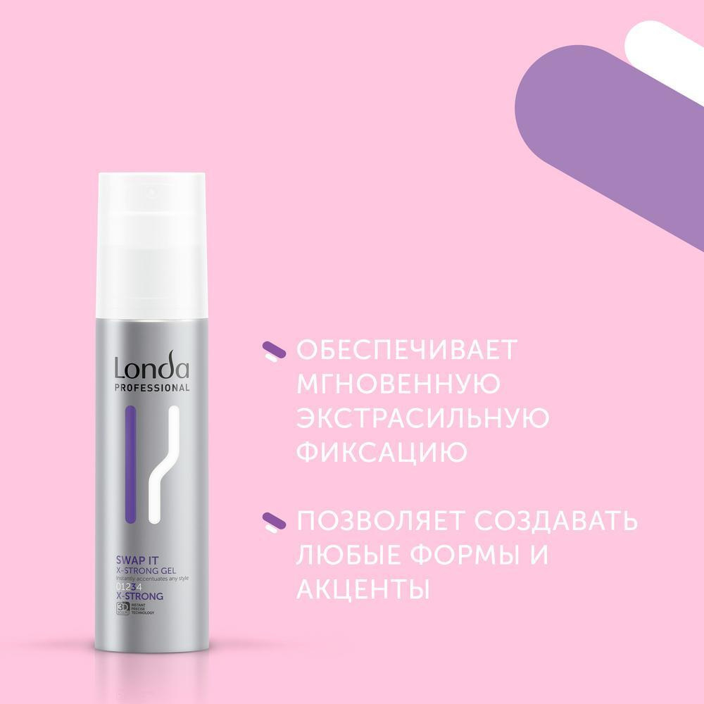 Londa SWAP IT гель для укладки волос экстрасильной фиксации  100 мл