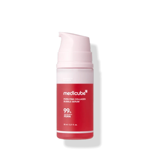 Medicube PDRN Pink Collagen Bubble Serum сыворотка розовая пузырьковая с PDRN и коллагеном