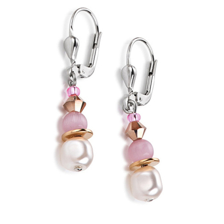 *Серьги Coeur de Lion Rose *4863/20-1900