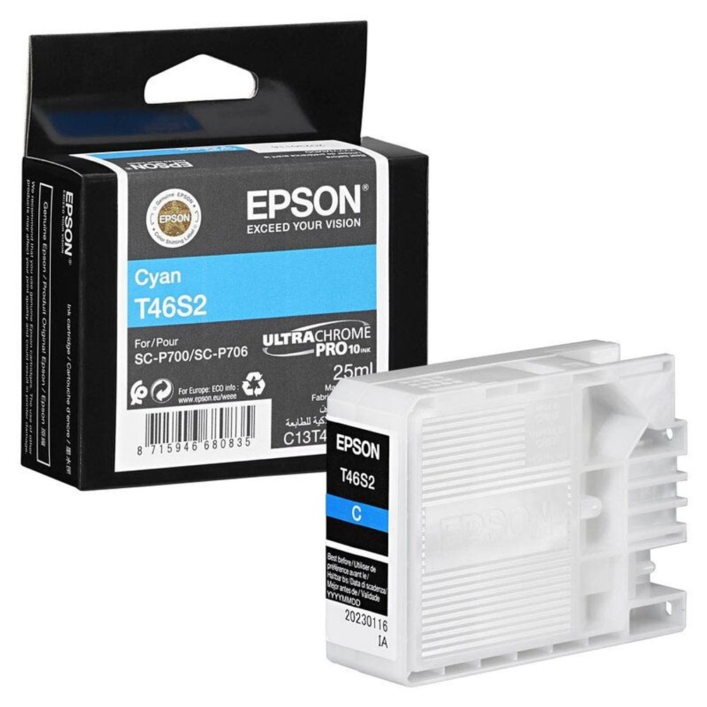 Картридж EPSON T46S голубой для SC-P700