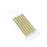 Свечи для торта "Ройс" с держателями 13 см (6 шт/уп)