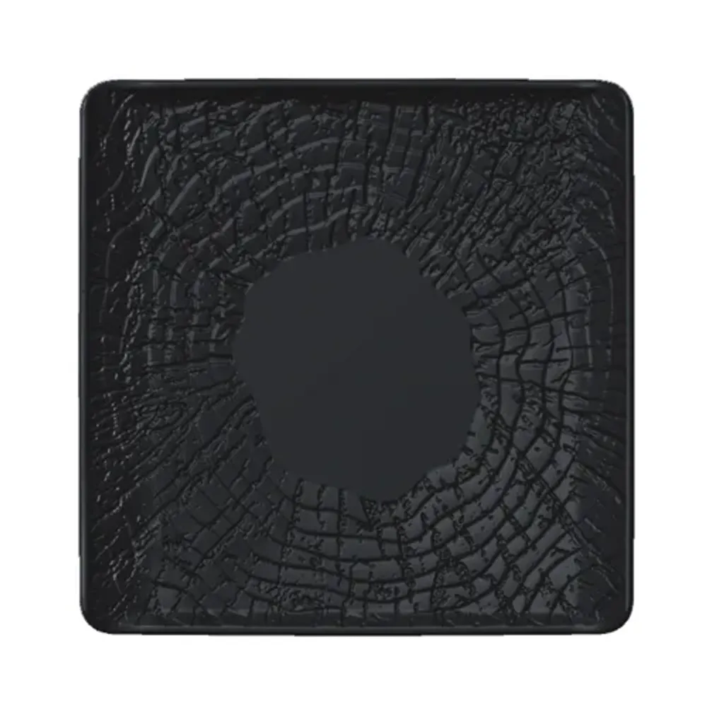 Блюдо квадратное 17,5*17,5 см с бортами Side Up2 Black Raw Wood P.L. Proff Cuisine [2]