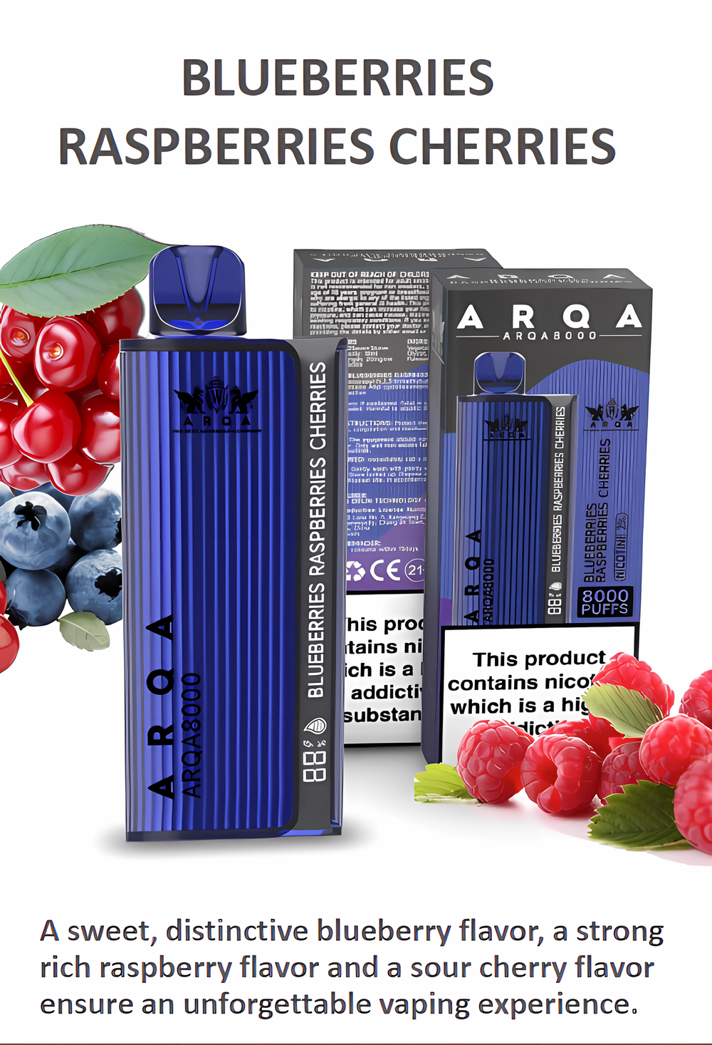 Arqa - Blueberries Raspberries Cherries (2% nic)