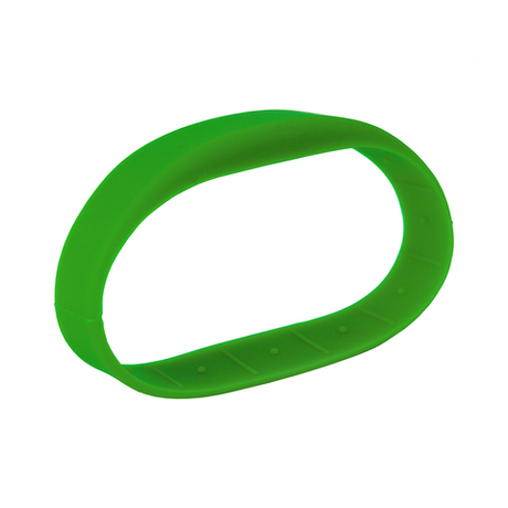 Силиконовый RFID браслет EM-Marine “OFFICE” ЗЕЛЁНЫЙ, без застежки