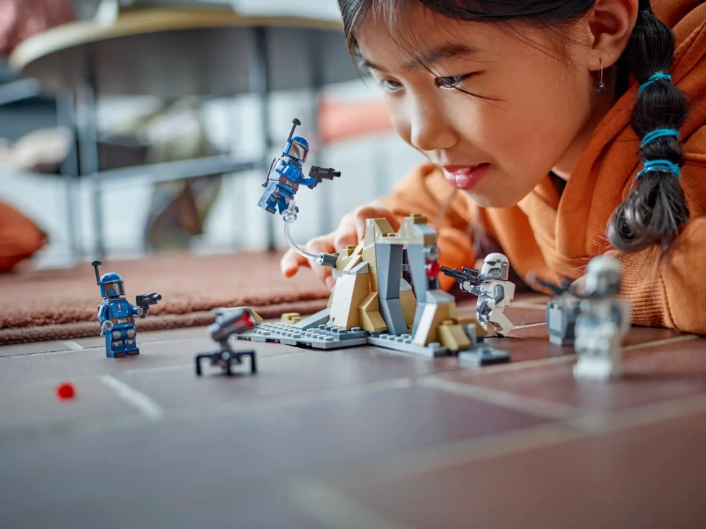 Конструктор LEGO Star Wars 75373 Боевой набор: Засада на Мандалоре