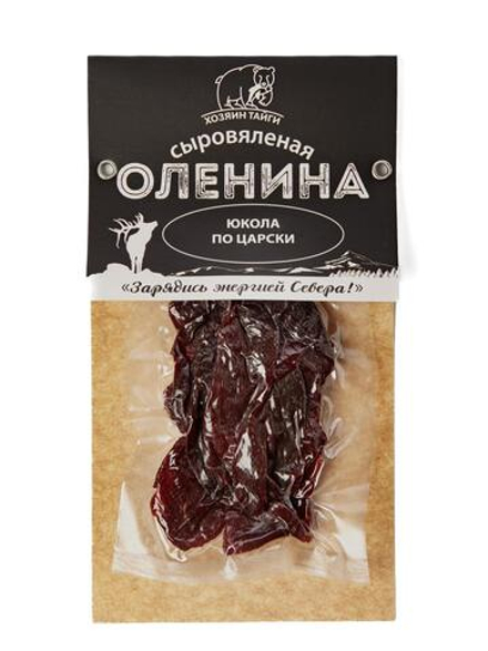 Оленина сыровяленая Юкола по  царски. в/у 70 гр