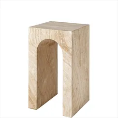 Консоль Thiennes из травертина, 60х35х35 см