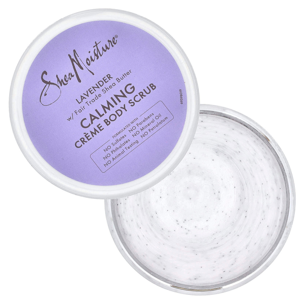 SheaMoisture, успокаивающий крем-скраб для тела, лаванда, 320 г (11,3 унции)