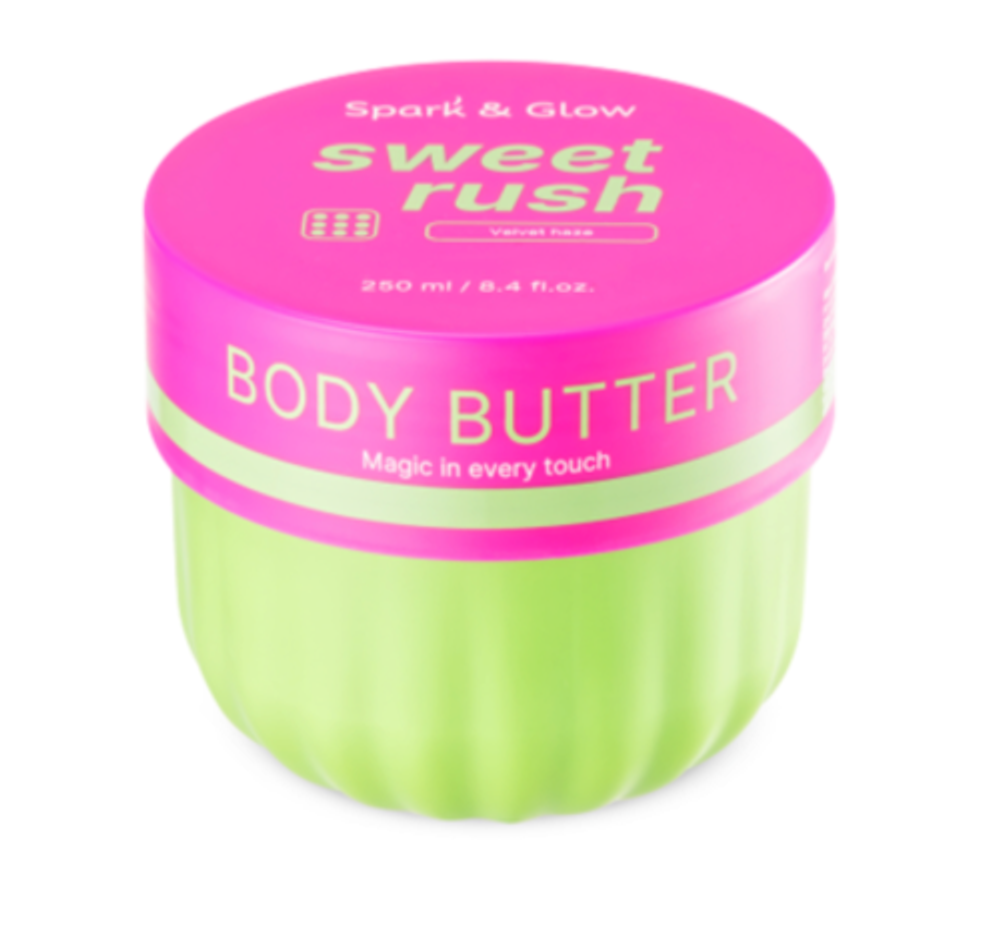 Крем-баттер для тела с экзотическим ароматом SPARK&GLOW Body Butter Velvet Haze Scent 250 мл