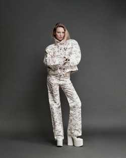 Куртка джинсовая  милитари