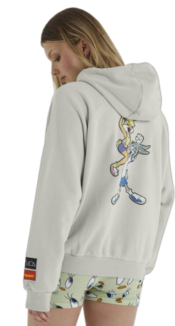 Женская теннисная куртка Ellesse Looney Tunes Tweeto Oh - light grey