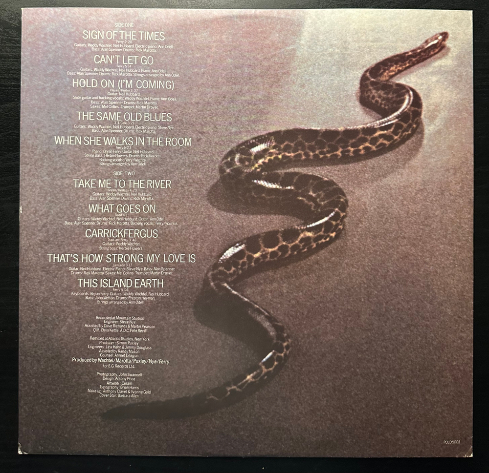 Bryan Ferry - The Bride Stripped Bare (Англия 1978г.)