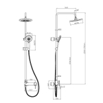 Душевая система Lemark Minima LM3862C Хром