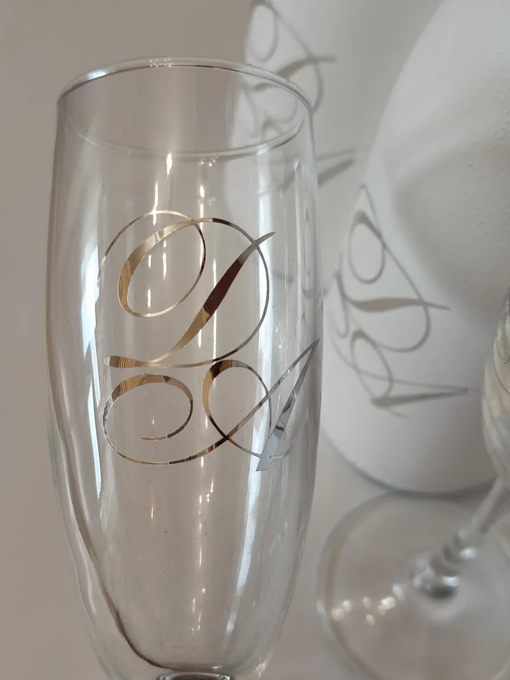 Наклейки свадебные буквы инициалы " О "