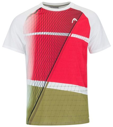 Мужская теннисная футболка Head Performance MC Melbourne T-Shirt - разноцветный