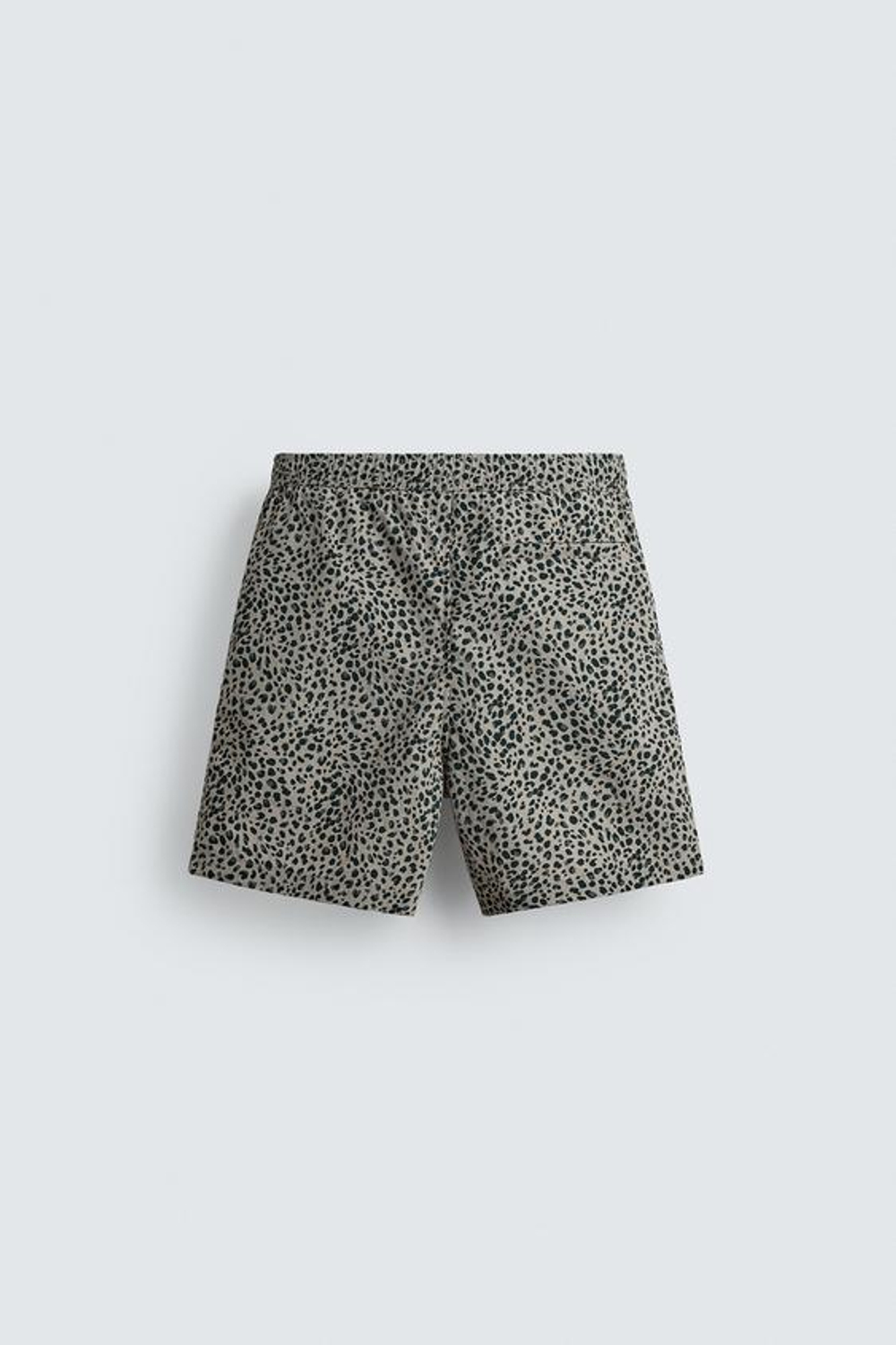 ZARA ДЛИННЫЕ ПЛАВКИ С АНИМАЛИСТИЧНЫМ ПРИНТОМ, ОТТЕНКИ ЗЕЛЕНОГО