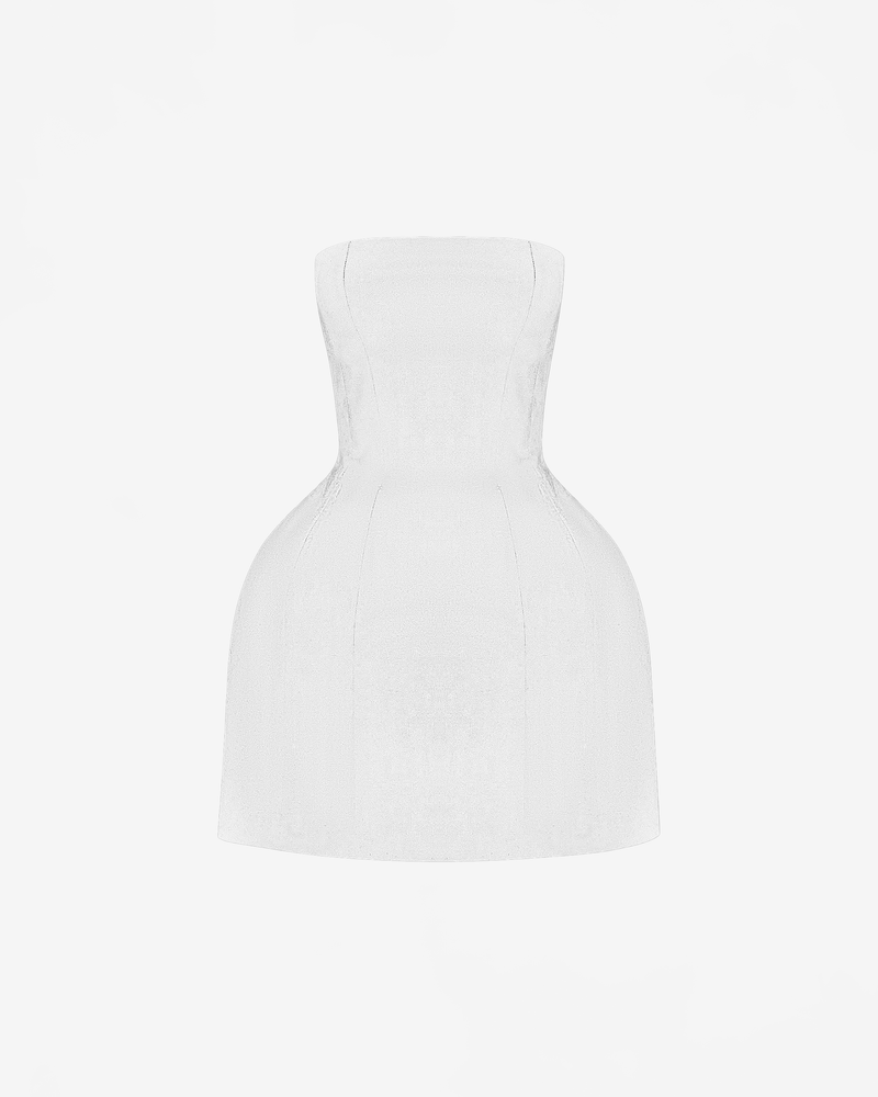 Платье мини корсетного типа из бархата